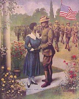 World War I recruiting poster, "Colored Man is no Slacker."
