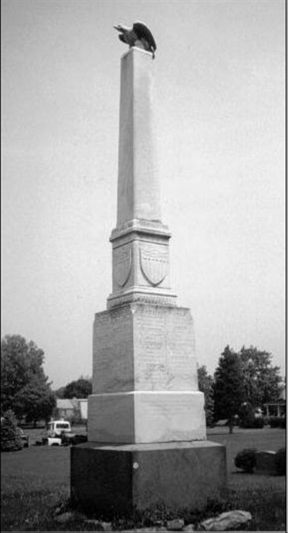 Willow Grove monument. Click for a larger image.
