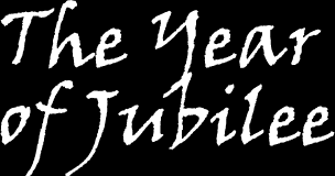 Fancy script text logo of The Year of Jubilee.