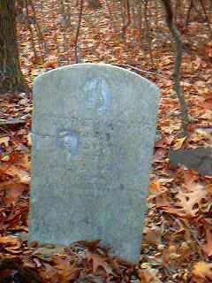 Grave stone of Andrew Craig, 1795-1863, a possible slave from Fort Hunter.