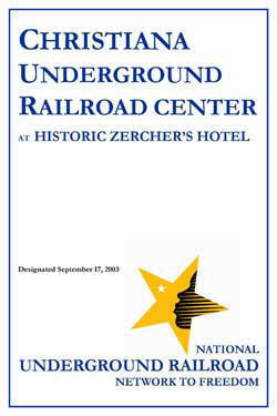 Christiana Underground Railroad Center at Historic Zercher's Hotel logo